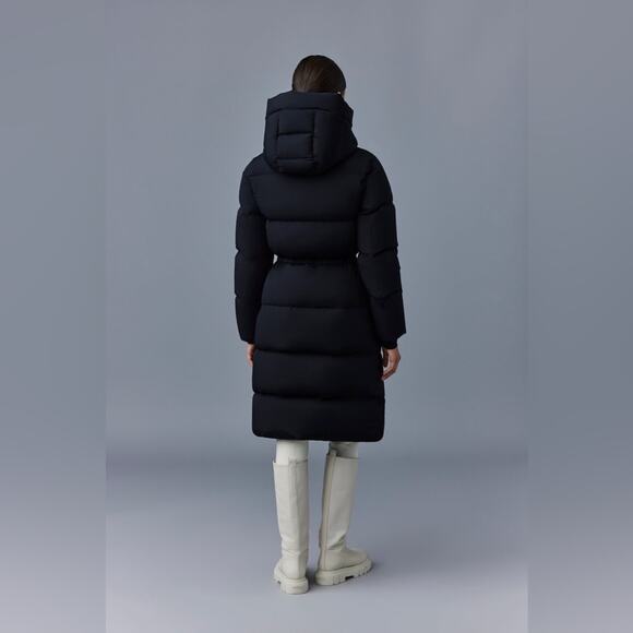 MACKAGE ISHANI-CITY Long down quilted coat with hood M - Picture 4 of 11
